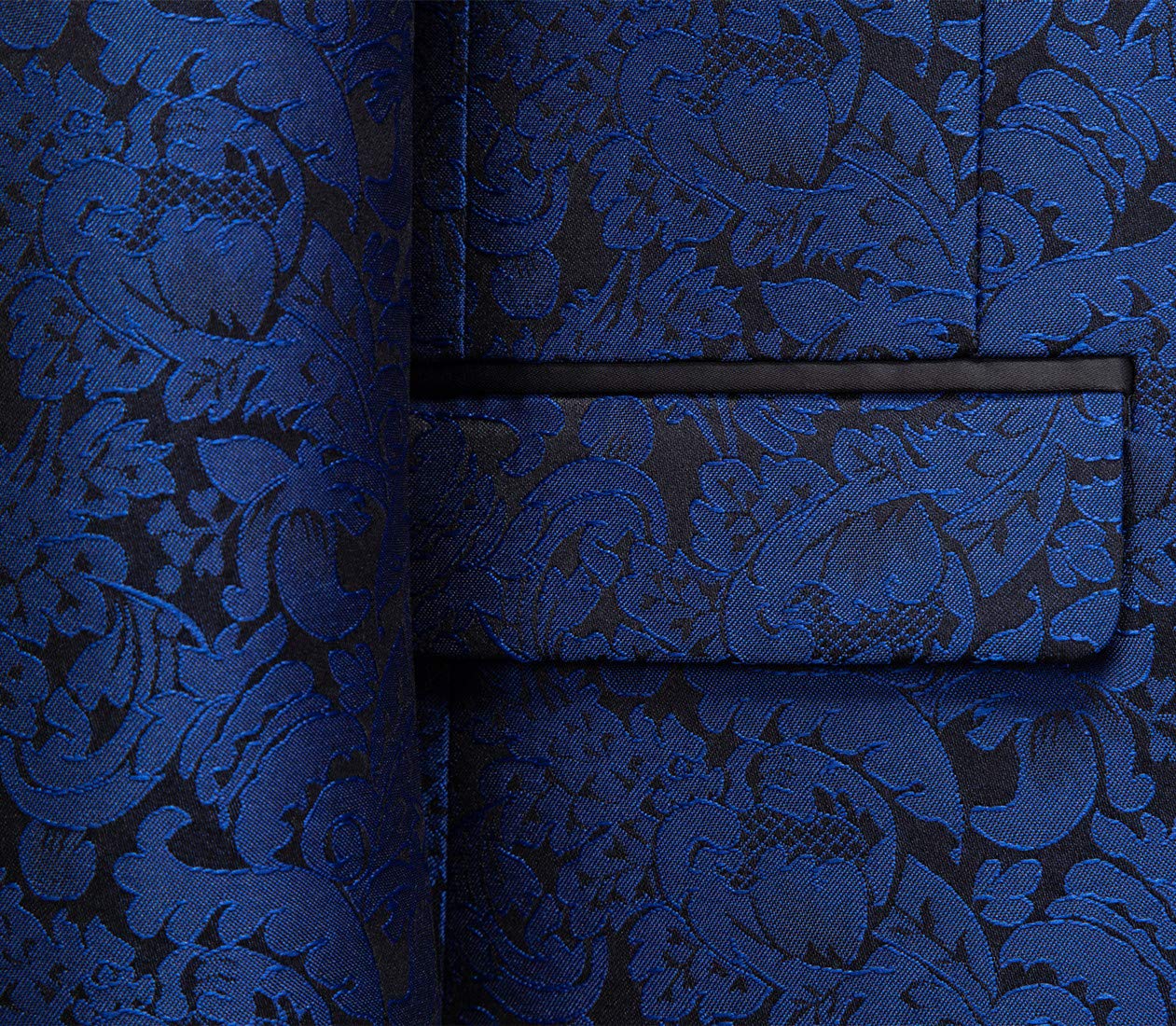 MOGU Mens Tuxedo Suit Jacket Slim Fit Shawl Lapel Wedding Party Dress Blazer - Image 4